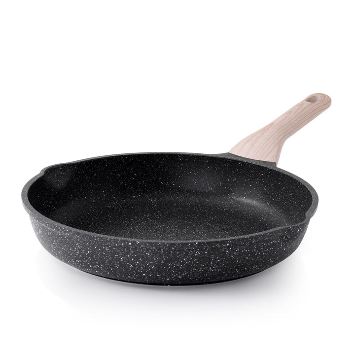 Kordisen Antihaft Bratpfanne, 32 cm Grosse Granitbeschichtung Pfanne, Induktion Kompatibel, Gesunde
