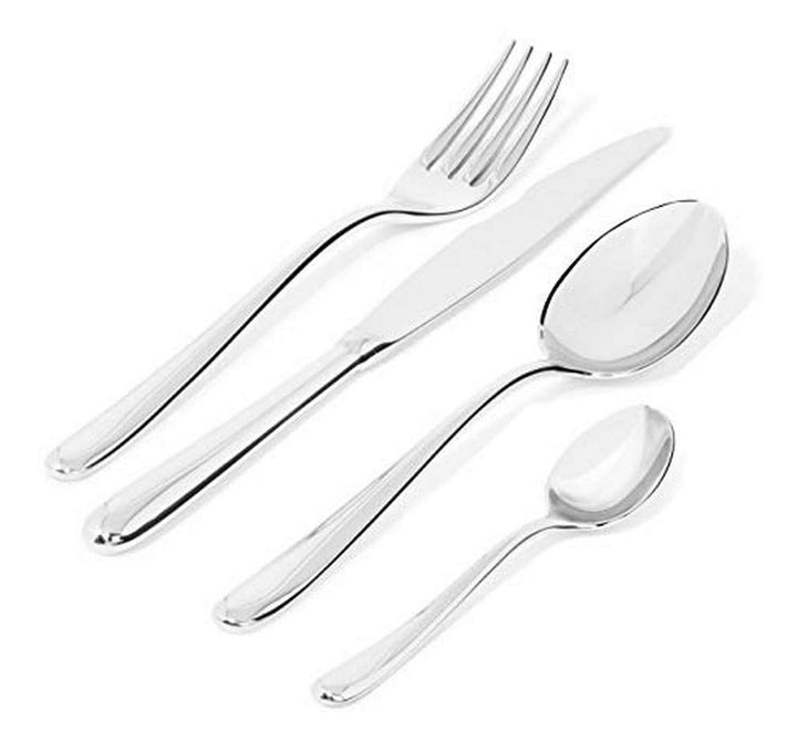 Alessi Caccia Besteckgarnitur 24tlg. Edelstahl glänzend poliert, 24 TLG, Einheiten