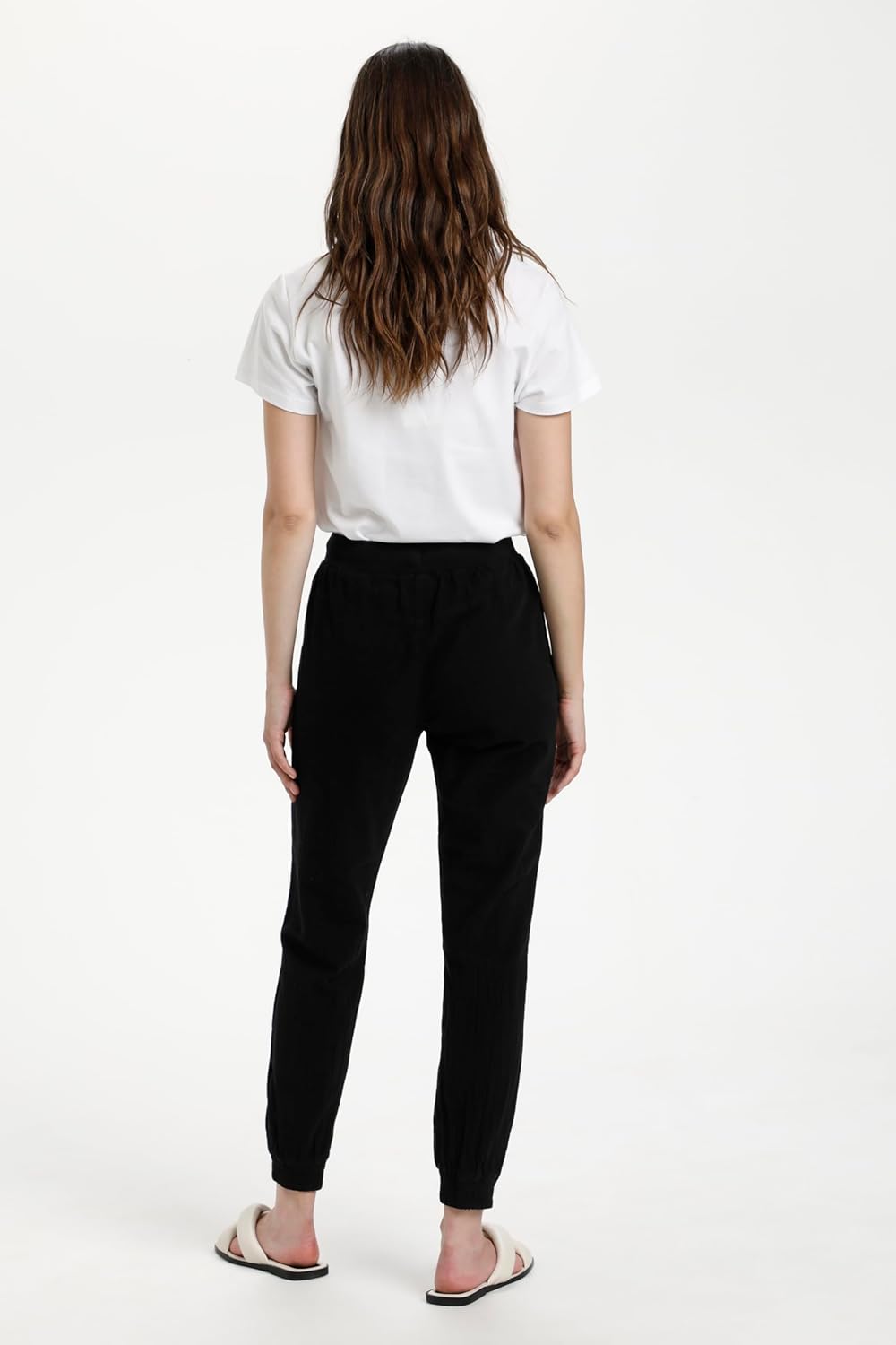 KAFFE Damen Casual Pants Kanaya Pants 34 Black Deep, 34 Black Deep