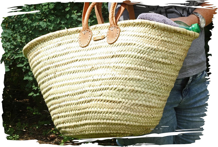 Ibizakorb von Felex Marktkorb Strandkorb Korb Einkaufstasche Tasche Ibiza Einkaufskorb gross natur I