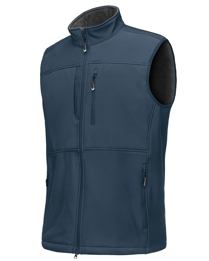 33,000ft Weste Herren Outdoor Wasserdichte Softshell Ärmellose Jacke Bodywarmer Fleece Weste Full Zi