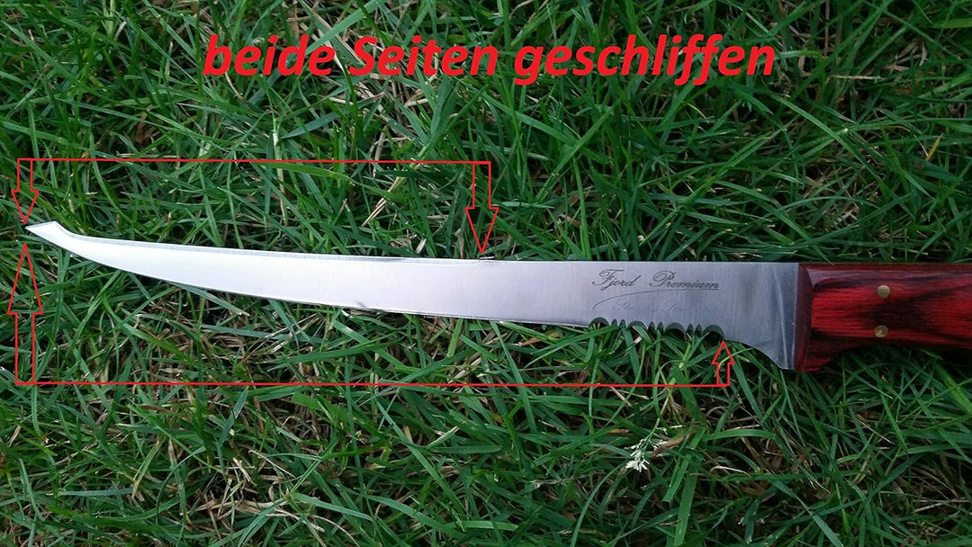 Fjord Premium Filetiermesser der Extraklasse (Modell Nr. 2) FBA