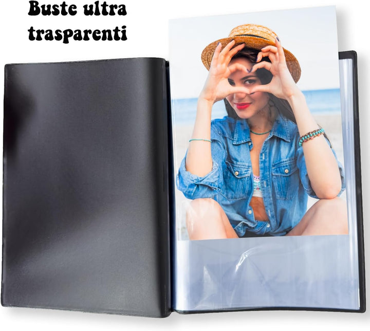 10 Stück Fotoalben Platzsparend mit personalisierbarem Softcover Fotoalbum 15x20 15x21 mit 18 Tasche