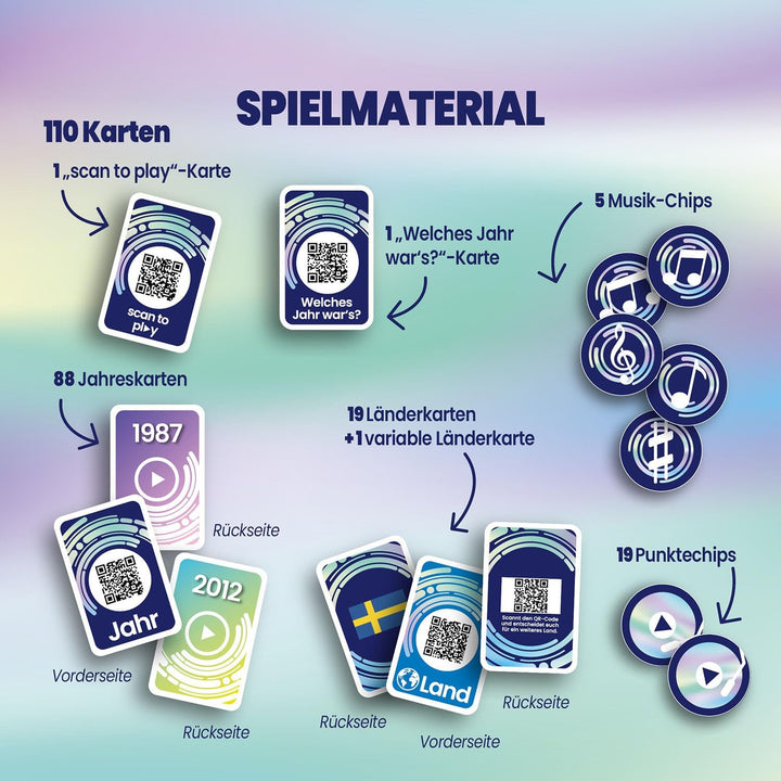 Kosmos Play - The Music Party Game, Deutsch, Spielt mit eurer Lieblingsplaylist 4000+ Songs, Musik-P