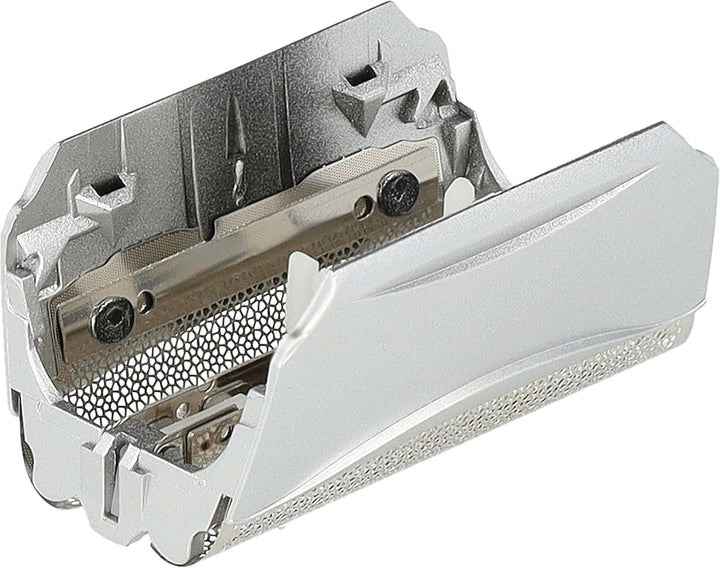 vhbw Doppelscherfolie kompatibel mit Braun 8995, Contour, Contour Pro Elektrorasierer + Rahmen, Silb