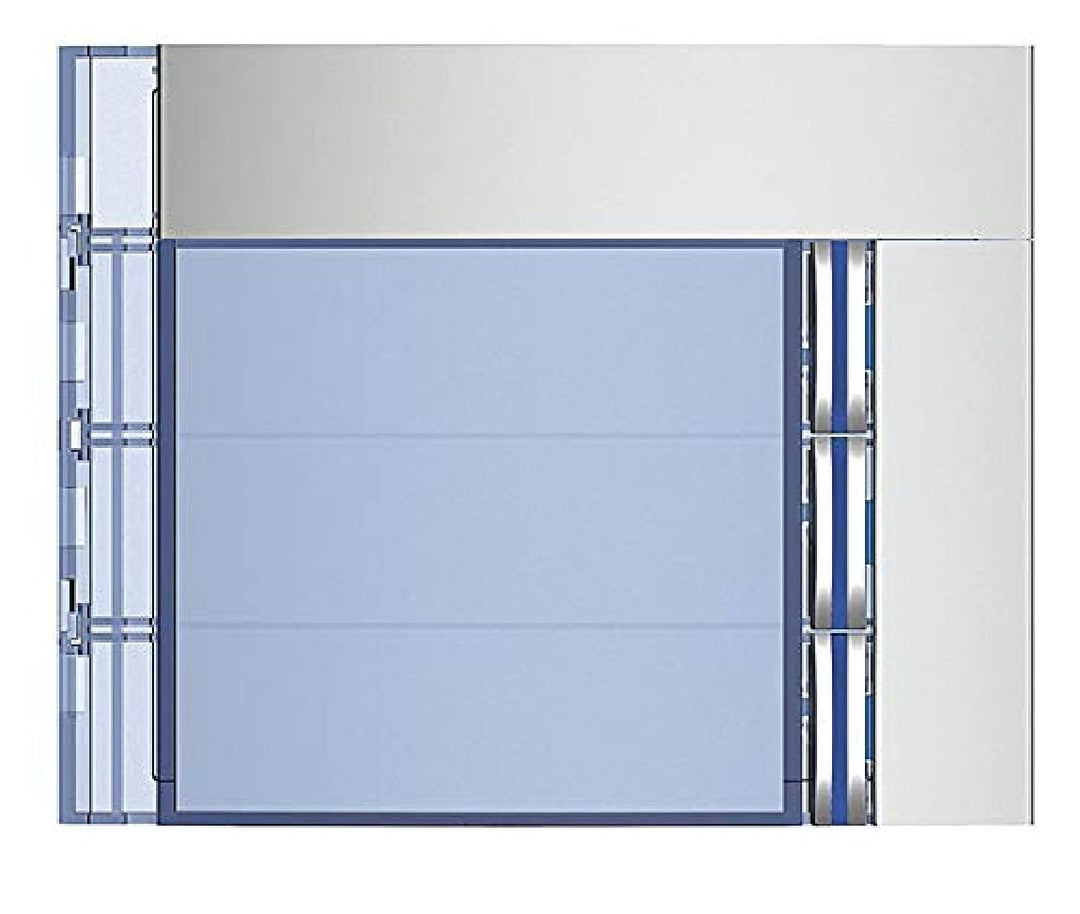 bticino, Frontblende Ruftasten-Modul Sfera New mit 3 Ruftasten Allmetal, SFERA Allmetal, 3 Klingelta