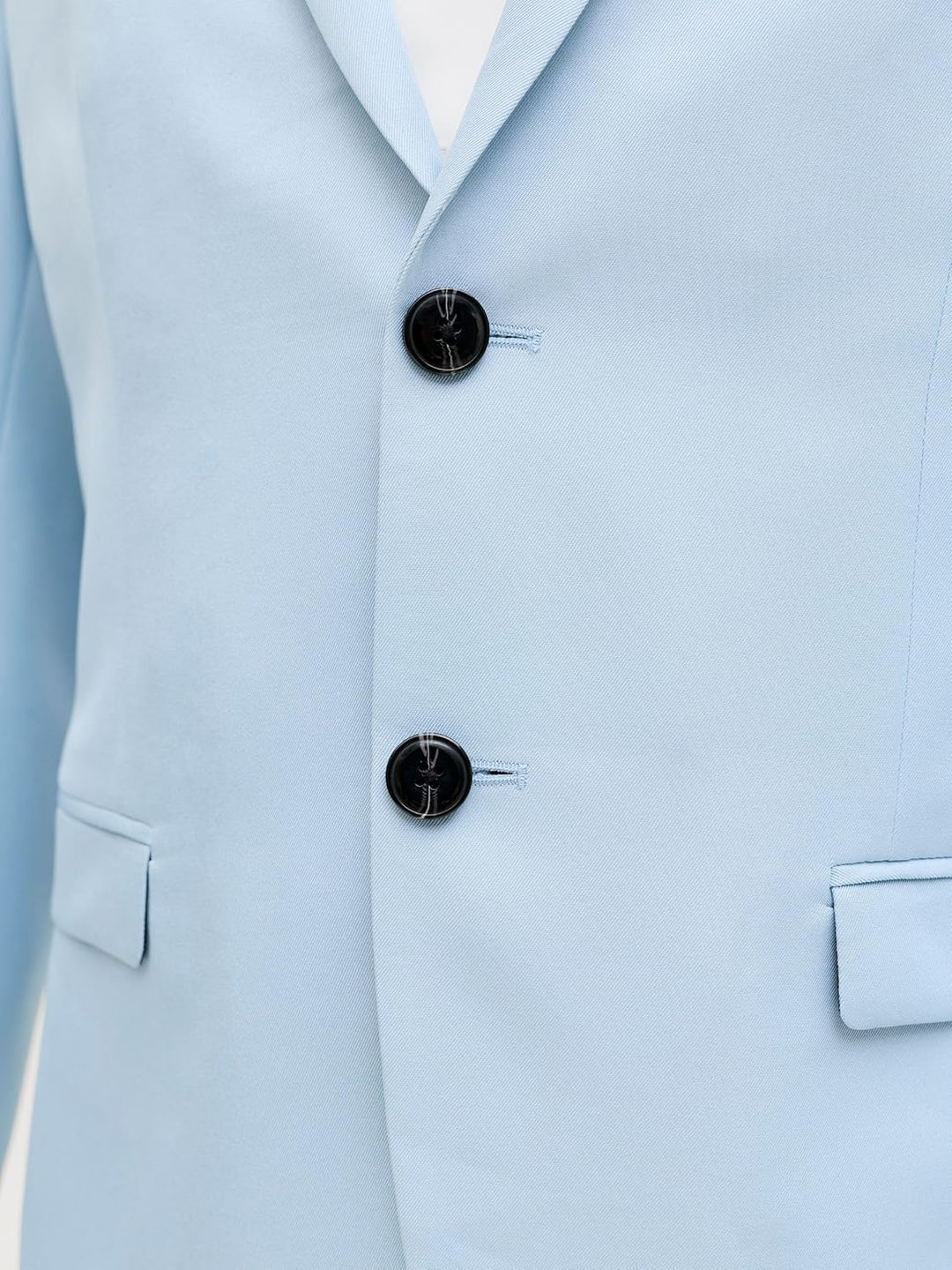 JACK & JONES Male Einreihiger Blazer und Hose JPRCOSTA Super Slim Fit Anzug 46 Cashmere Blue, 46 Cas