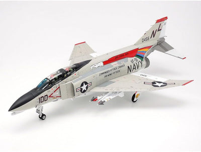 Tamiya 61121-000 Fahrzeug 61121 1:48 F-4B Phantom II Mcdonnell Douglas-Originalgetreue Nachbildung,