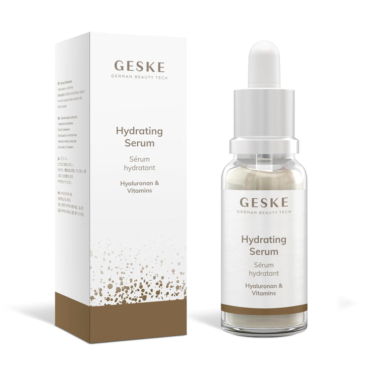 GESKE Warm &amp; Cool Eye Energizer | 6 in 1 + GESKE Hydrating Serum Magenta Kosmetik Bundle, Magenta Ko