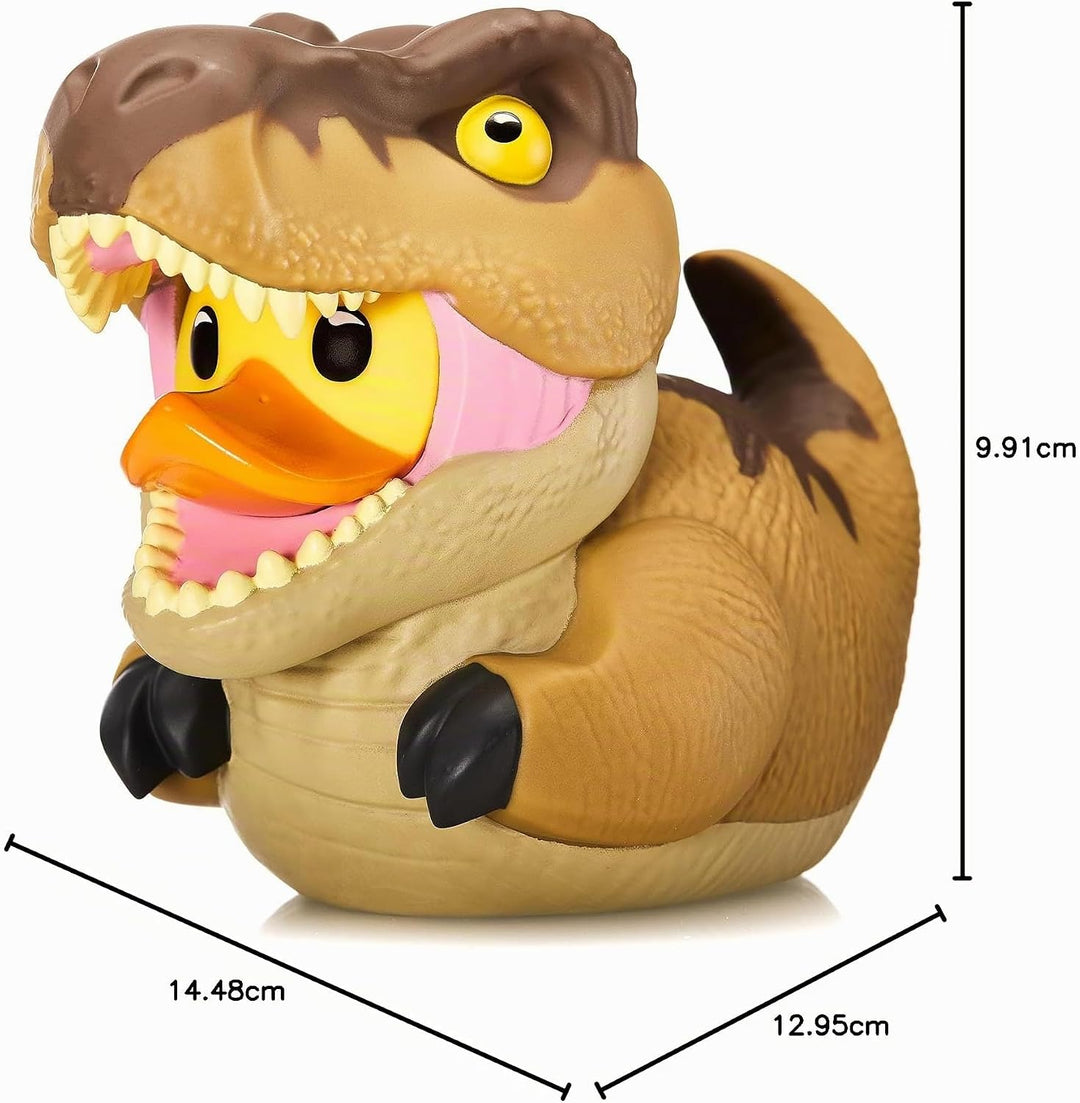TUBBZ Erstausgabe T-Rex Sammler-Vinyl-Gummientenfigur - Offizielle Jurassic Park-Merchandise - Sci-F