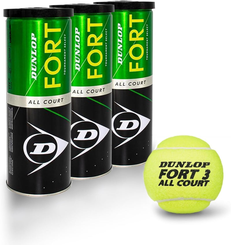 Dunlop Fort All Court Tripack 9 Bälle (3x3)