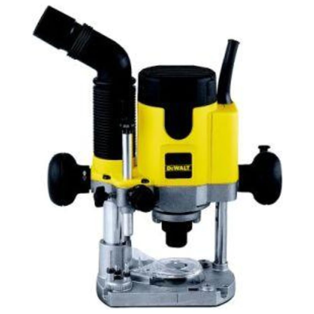 DeWalt 1.100 Watt Oberfräse (Leerlaufdrehzahl 8.000 - 24.000 min-1, Fräskorbhub 55 mm, max Fräs-ø 36