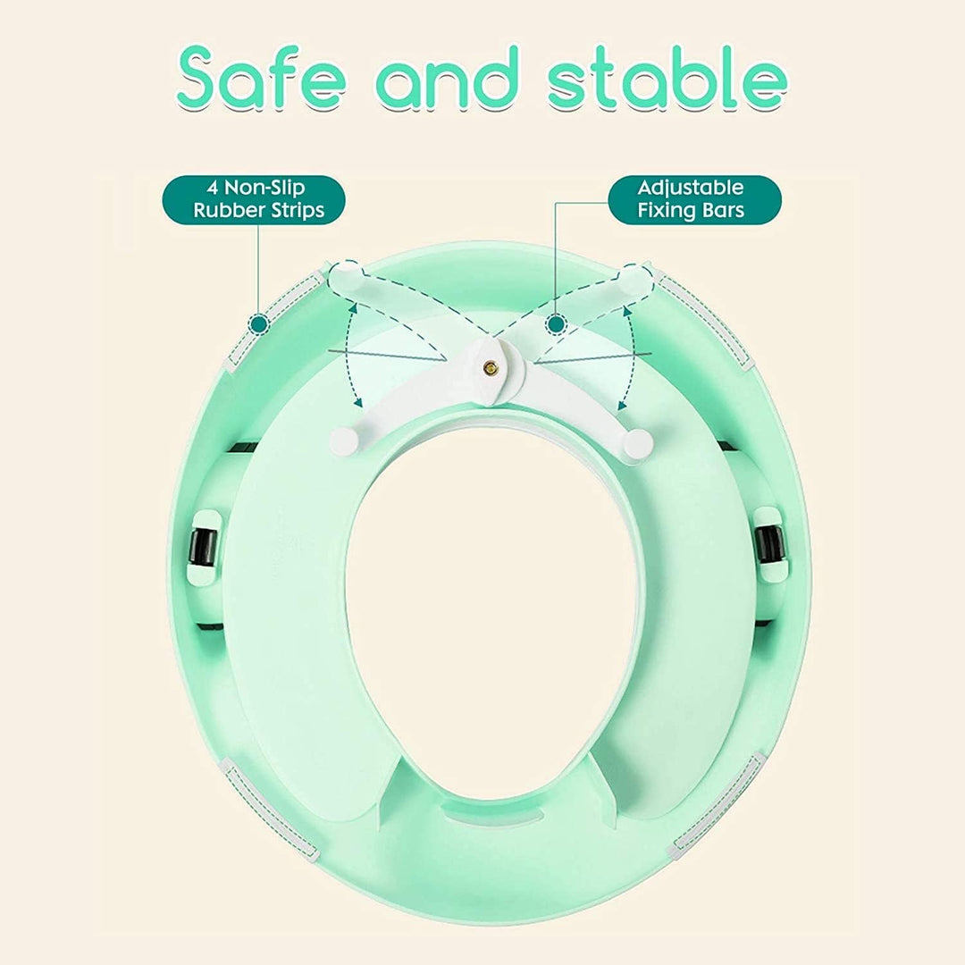 Kinder Toilettensitz WC-Sitz für Junge und Mädchen Kindertoilettensitz für Kissengriff und Rückenleh