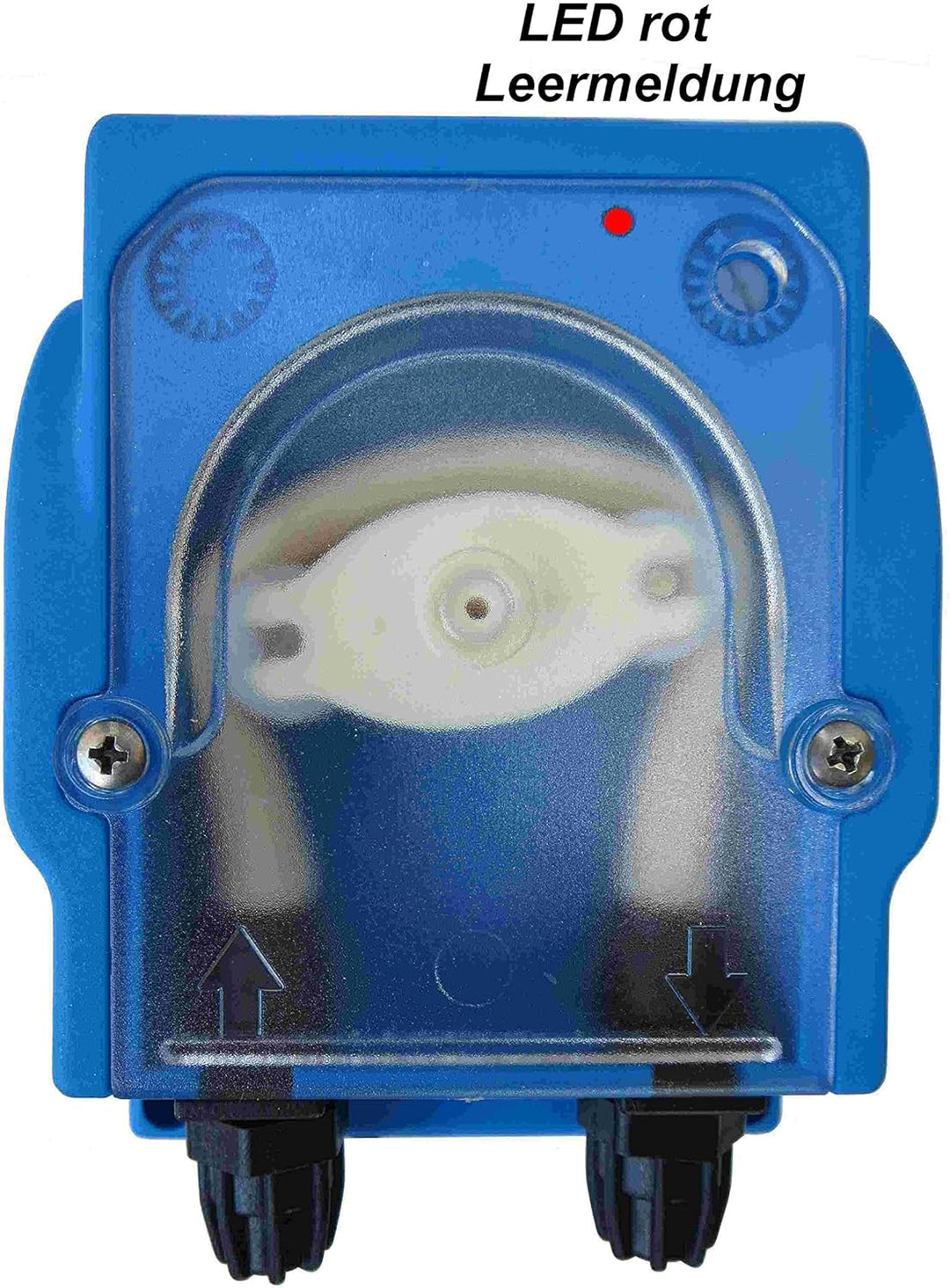 alfa-pool Dosierpumpe, Schlauchpumpe PVG 230V regelbar 0,2-1,5 l/h mit Betriebsanzeige und Leermeldu