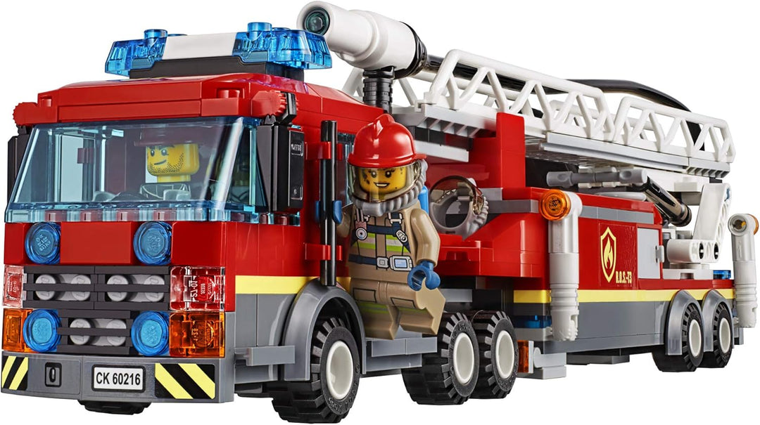 LEGO City Feuerwehr in der Stadt 60216 (943 Teile) mit Licht & Sound - 2019