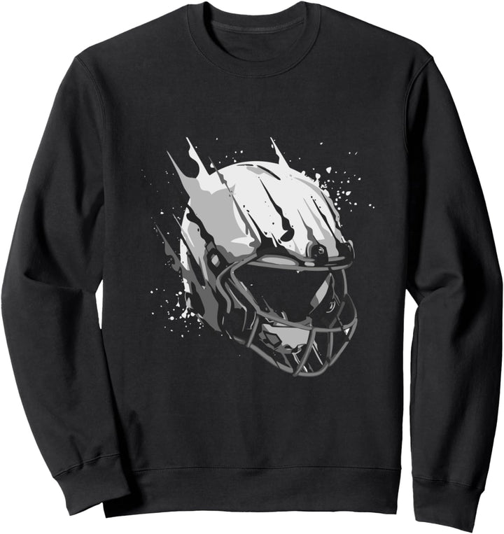 American Football Helm Kunst Sweatshirt