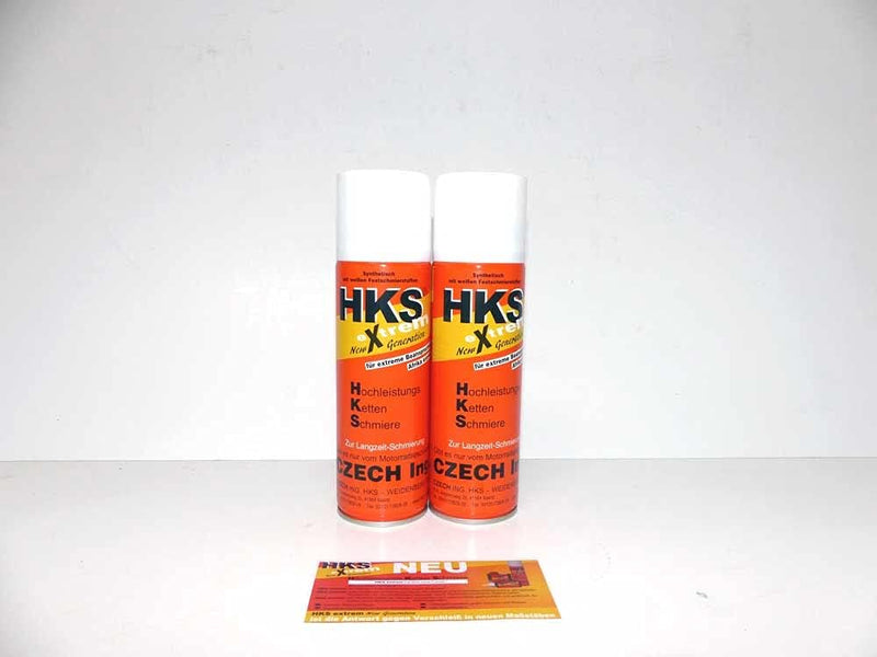 2x HKS CZECH EXTREM Kettenschmiere Kettenfett Spraydose 300ml