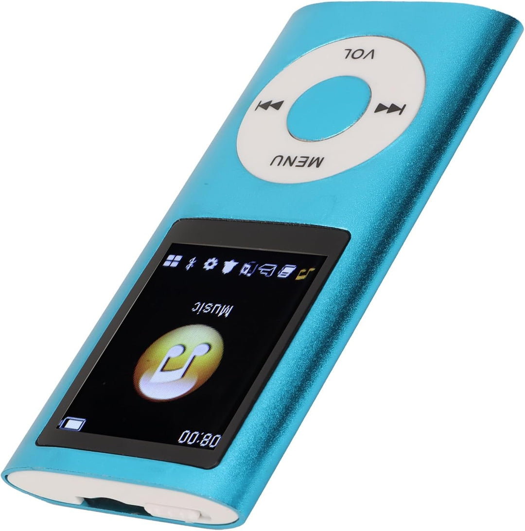 MP3-Player, Tragbarer Musik-Player mit 1,8-Zoll-LCD-Bildschirm, Verlustfreier HiFi-Sound, 200-mAh-Ak