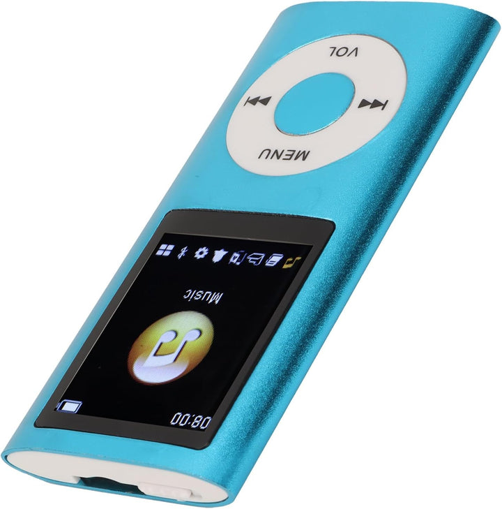 MP3-Player, Tragbarer Musik-Player mit 1,8-Zoll-LCD-Bildschirm, Verlustfreier HiFi-Sound, 200-mAh-Ak