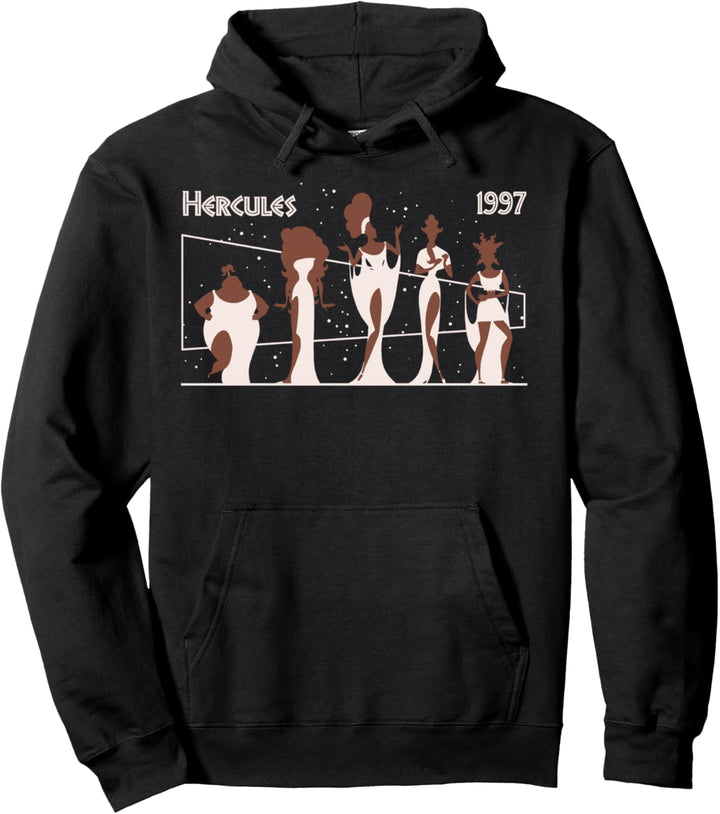 Disney Hercules 1997 Muses Portrait Constellation Pullover Hoodie