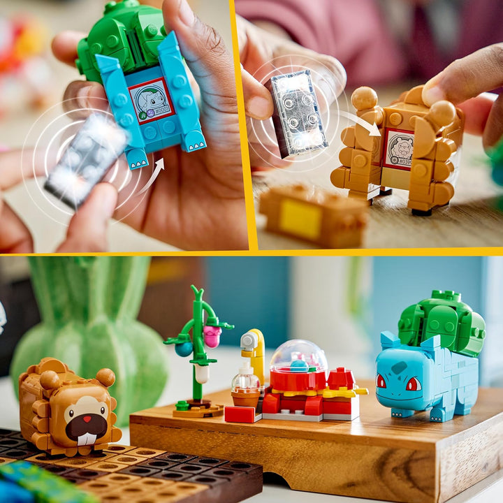 LEGO Pokémon SMART Play: Beerenfete mit Bisasam und Bidiza - kompatibles interaktives Set mit 2 SMAR