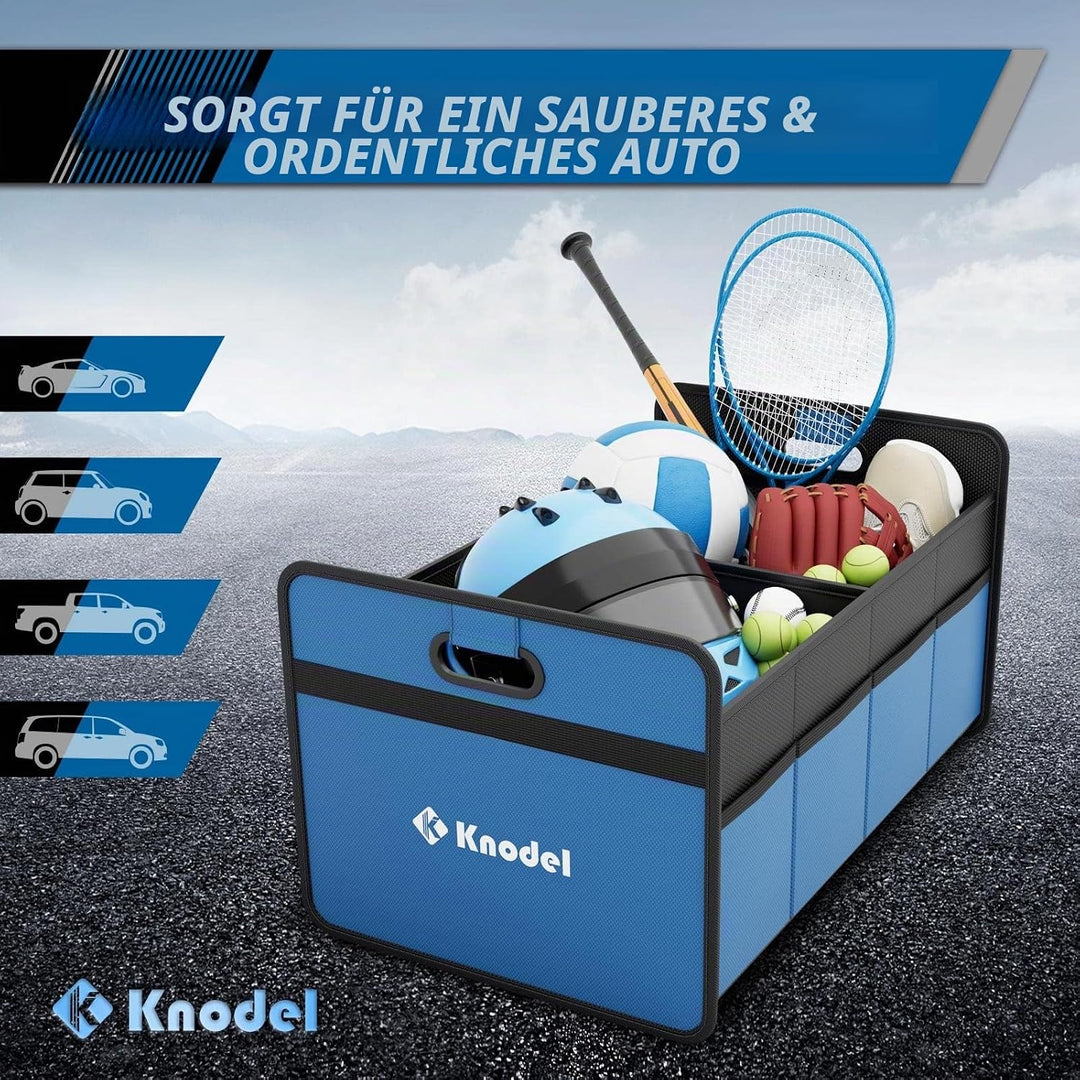 K KNODEL Kofferraum Organizer, klappbarer Kofferraum-Speicher, Automobilkonsolen und Organizer, Koff