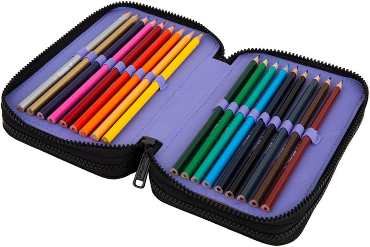 CoolPack XXL Federtasche Federmappe 3-Fach Schulstiftetui, dreifaches Federmäppchen, Federmäppchen f