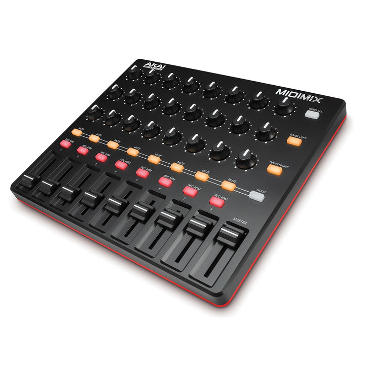 AKAI Professional Midimix - Voll zuweisbarer, portabler MIDI Mixer &amp; DAW Controller Single, Single