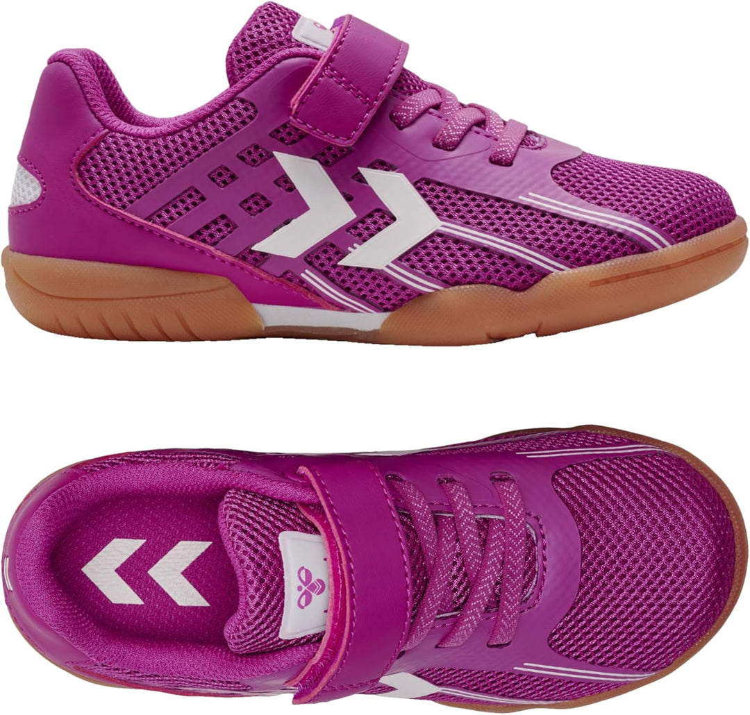 hummel Unisex Kinder Root Elite Jr Vc Handball Shoe 28 EU Cactus Flower, 28 EU Cactus Flower