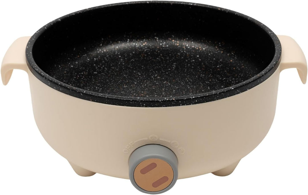 1.5 L Elektrischer Hot Pot 2 Temperaturen Tragbarer Multikoche 1-2 Personen Tragbare Antihaft-Bratpf