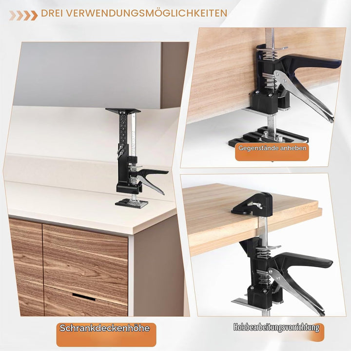 DBREAKS 3-in-1 Multi Arbeitssparender Arm mit Skala, 2Pcs 38CM Multifunktionale Handhebewerkzeug Bis