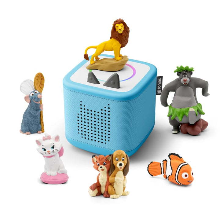 tonies Toniebox 2 Bundle Incl. 6 Tonies: Disney Cap&Capper,König der Löwen,Ratatouli,Dschungelbuch,N