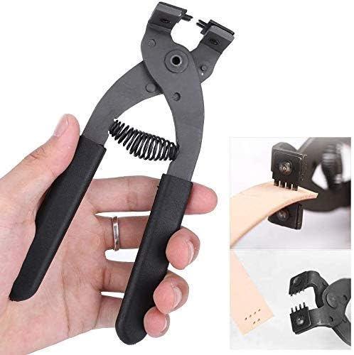 HEEPDD Leder Stanz Werkzeug, 4mm Silent Leder Locher Carbon Stahl Leder Handwerk Stanzwerkzeuge(4mm-