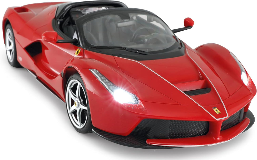JAMARA 405150 - Ferrari LaFerrari Aperta 1:14 27MHz Driftmodus - Türen öffnen, offiziell lizenziert,