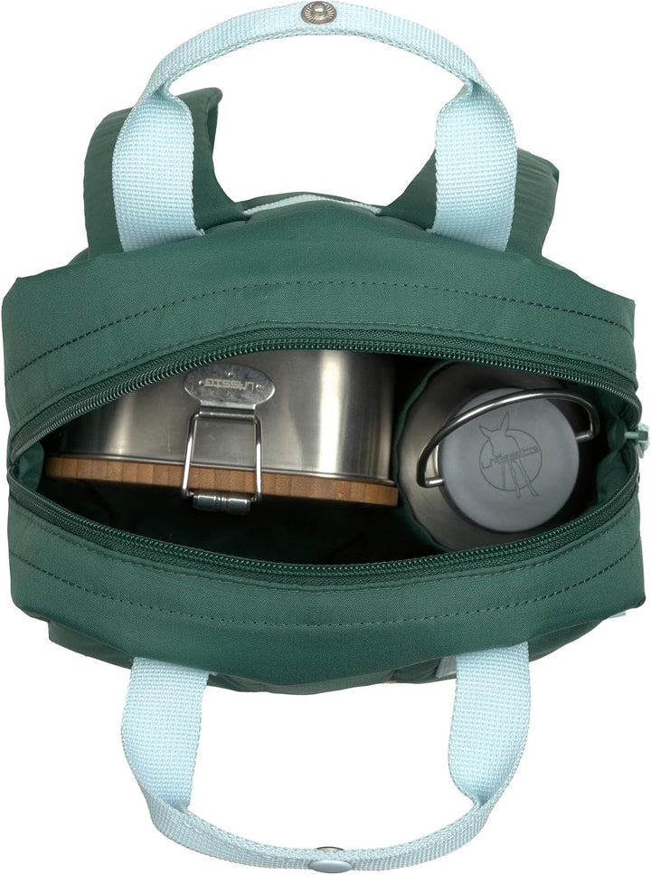 LÄSSIG Little Gang Mini Square Backpack Lemon Dark Green