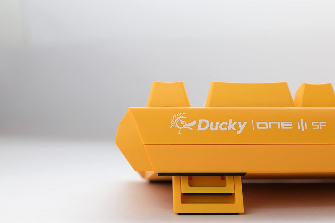 Ducky One 3 Yellow - Mechanische Gaming Tastatur Deutsches Layout im SF-Format (65% Keyboard) mit Ch