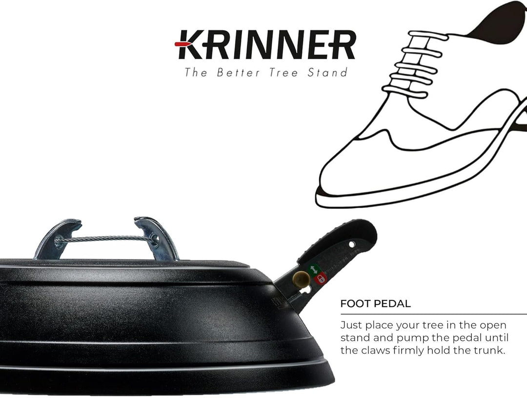 Krinner 401736 ORIGINAL Christbaumständer Vario Classic In-& Outdoor, Schwarz Vario Classic In und,