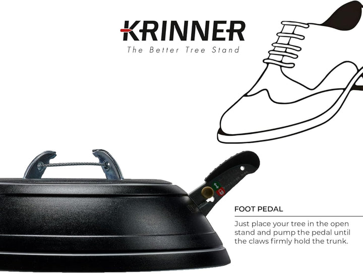 Krinner 401736 ORIGINAL Christbaumständer Vario Classic In-& Outdoor, Schwarz Vario Classic In und,
