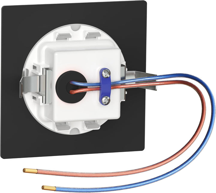 ledscom.de LED Treppenlicht/Treppenbeleuchtung FOW für innen und aussen, Downlight, eckig, 85 x 85mm