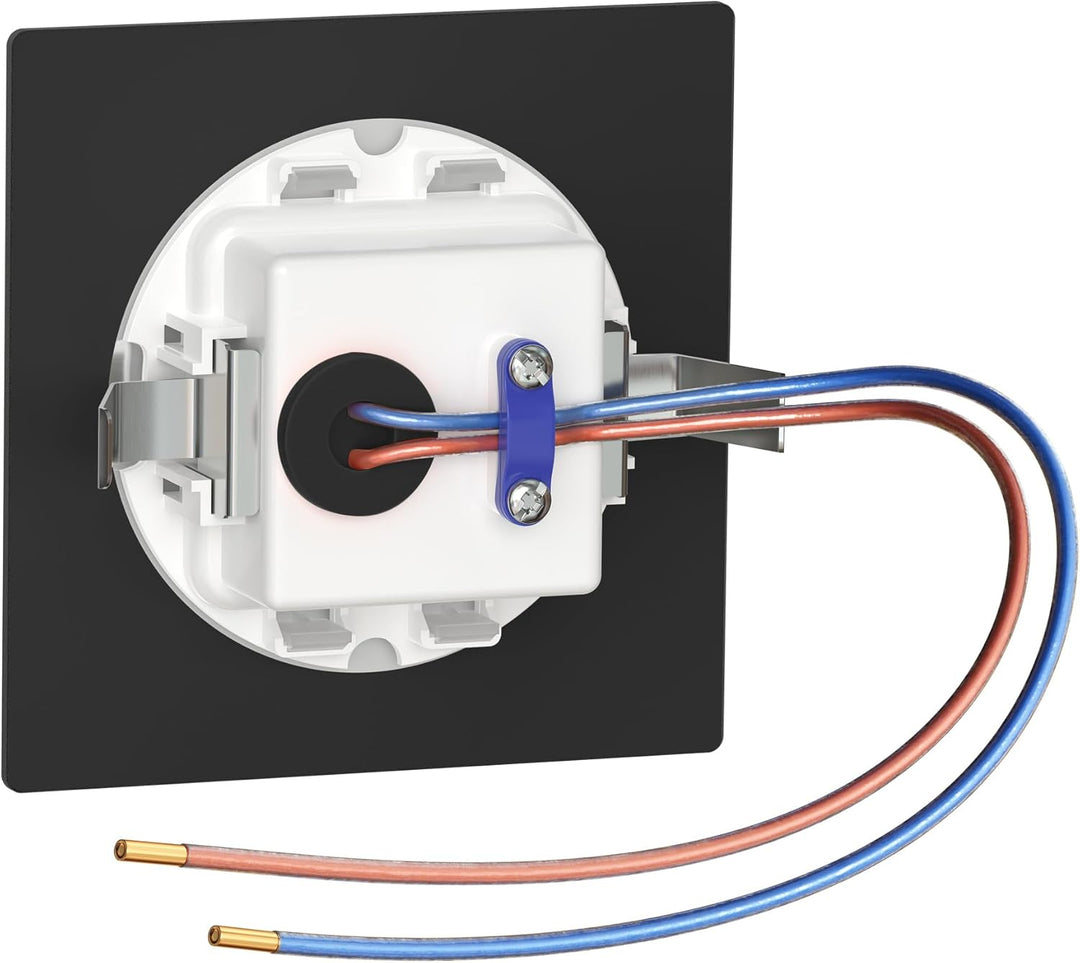 ledscom.de LED Treppenlicht/Treppenbeleuchtung FOW für innen und aussen, Downlight, eckig, 85 x 85mm
