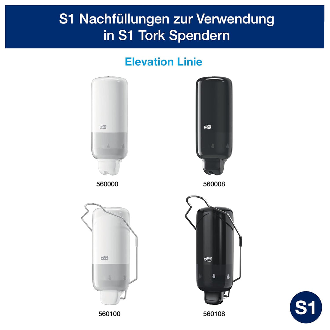 Tork 420901 luxuriöse Flüssigseife Premium für Tork S1 Seifenspendersysteme / Milde Handseife in Lil