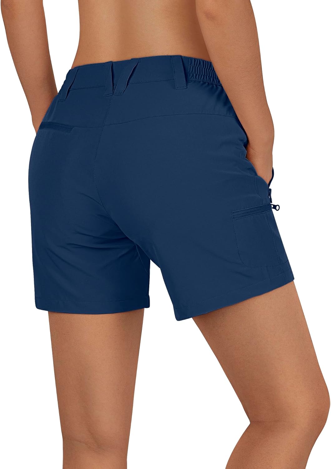 Outdoor Ventures Kurze Hose Damen UPF50+ UV Schutz Wander Shorts Sommer Leicht Trekking Shorts Stret