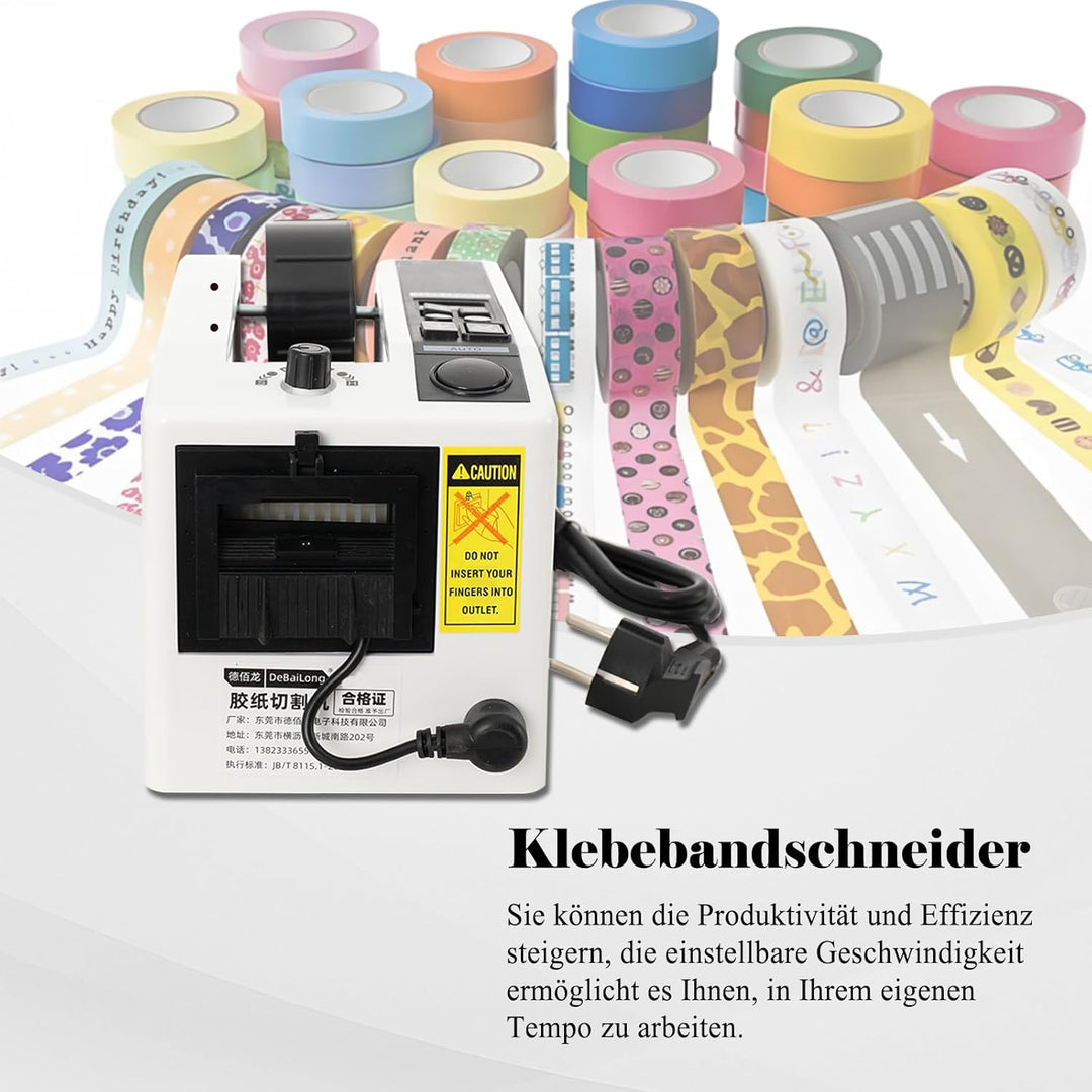 Automatischer Klebebandspender Klebebandabroller, Elektrischer Klebebandschneidemaschine Klebebandsc