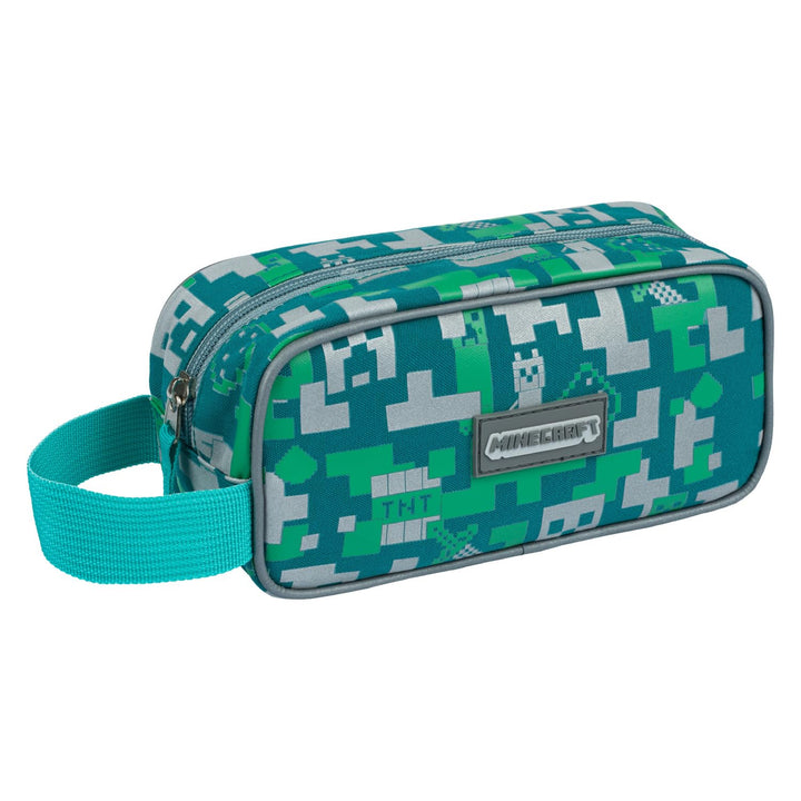 Baagl Minecraft Federmäppchen für Jungen und Mädchen, Schule Mäppchen, Federmappe, Federtasche für T