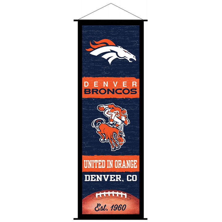 Wincraft Denver Broncos Banner und Schriftrollschild