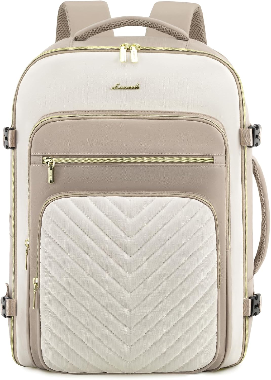 LOVEVOOK Handgepäck Rucksack Flugzeug, 50L Reiserucksack Damen Gross, Wasserdicht Laptop Rucksack Da