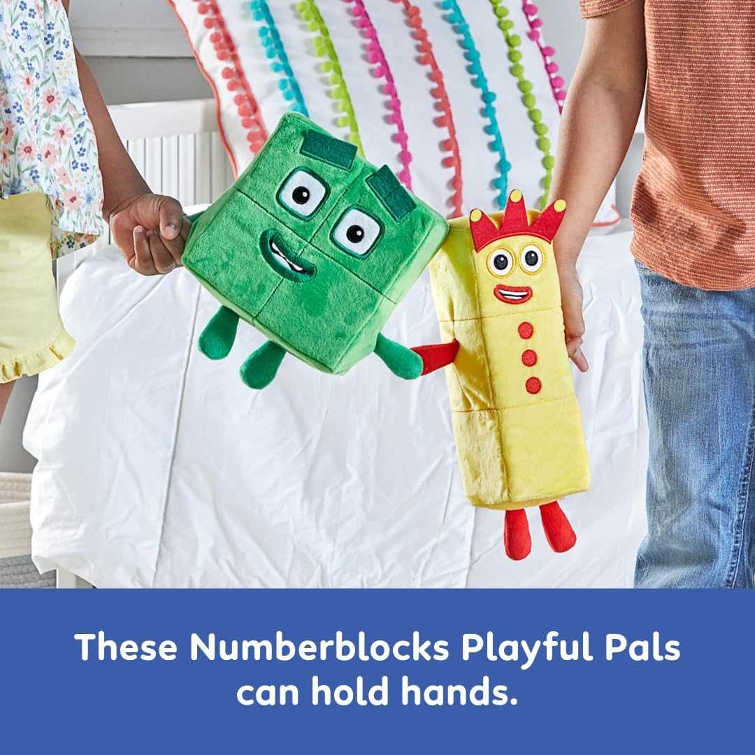 Learning Resources Verspielte Freunde: Numberblocks Drei und Vier, Numberblocks-Plüschfiguren Drei u