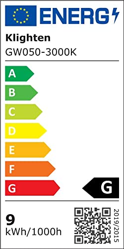 Klighten 2 Stück LED Wandleuchte mit Bewegungsmelder Innen/Aussen 3000K Aussenwandleuchte mit Bewegu