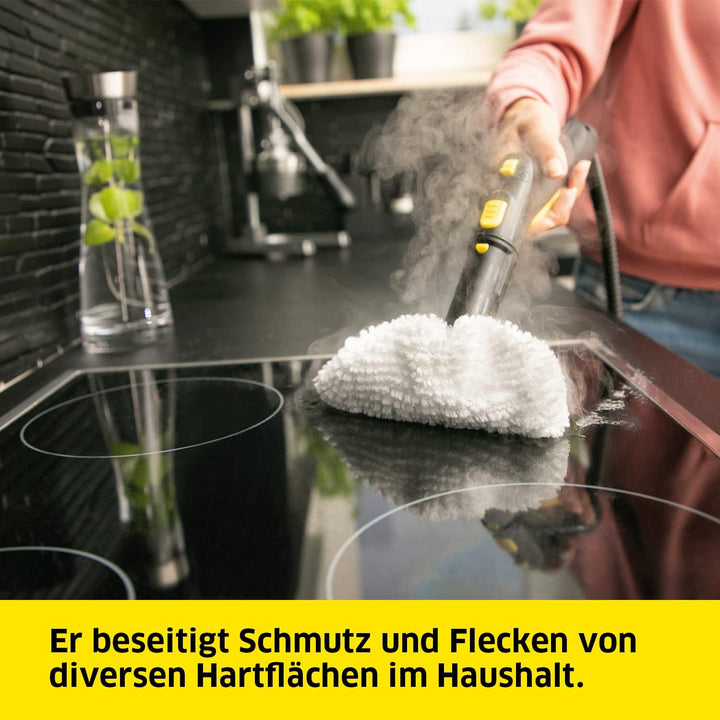 Kärcher Dampfreiniger SC 2 EasyFix, Dampfdruck: 3,2 bar, Aufheizzeit: 6,5 min., Leistung: 1.500 W, F