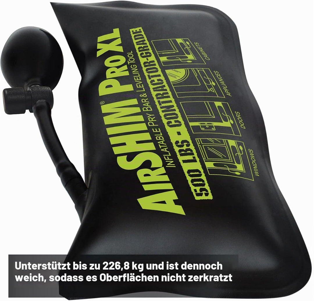 Calculated Industries 1194 AirShim Pro Prybar Air Shim XL Aufblasbare Stemmeisen und Nivellierwerkze